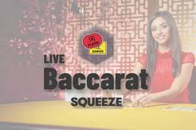 Live casino Baccarat Squeeze